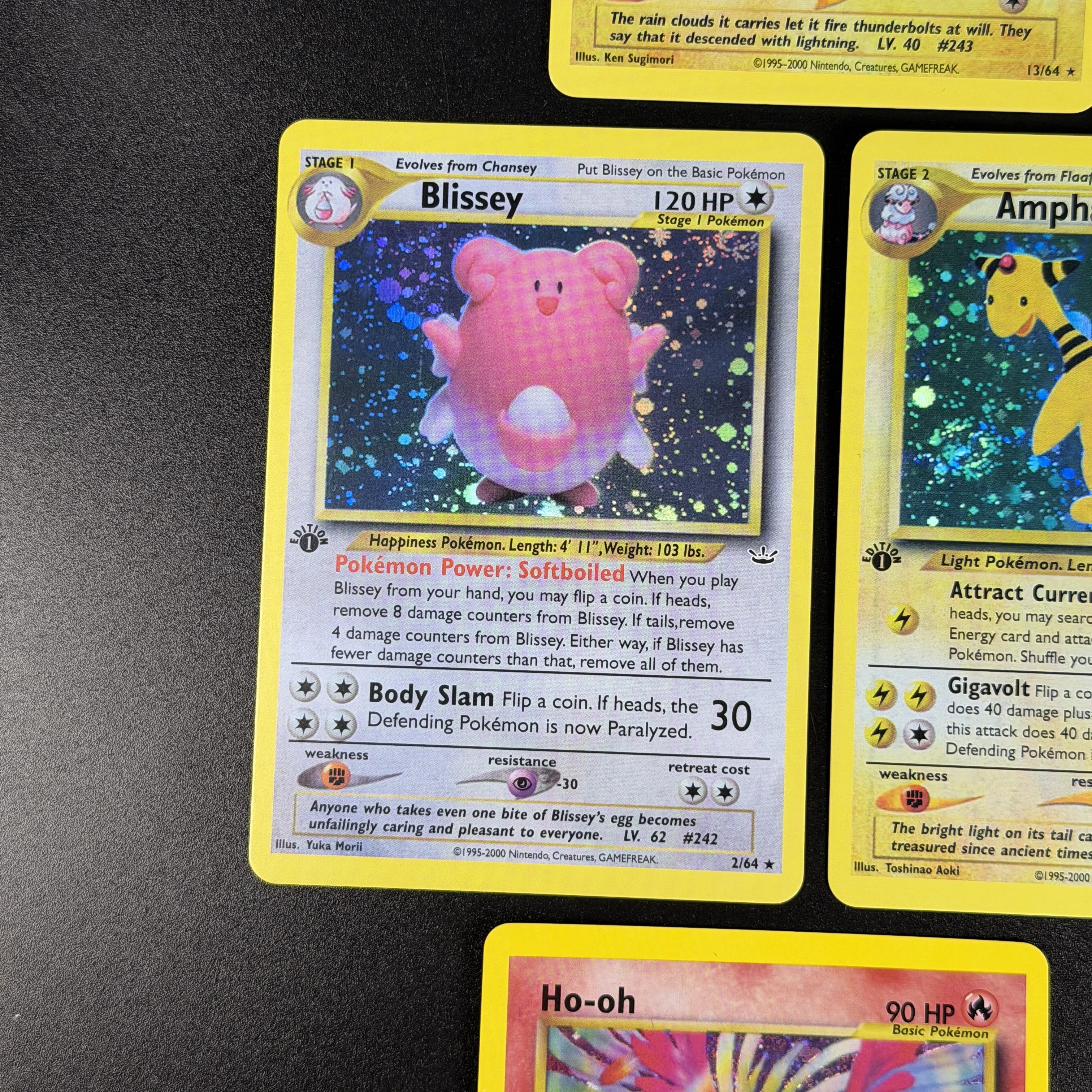 14Pcs PKM Neo Revelation Cards Blissey Ho-oh Raikou Suicune Magneton PTCG TCG Game Holographic Collection Card Toy Gifts PROXY