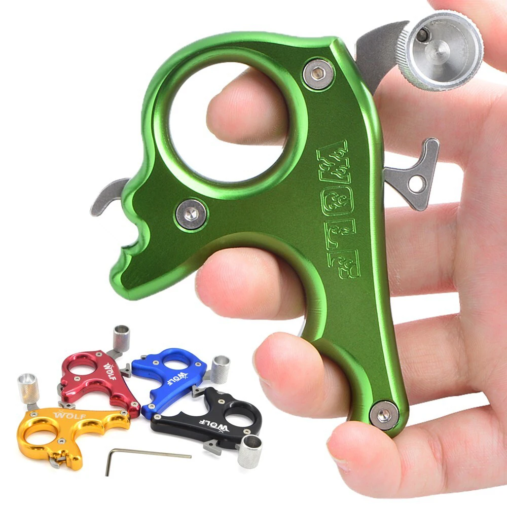 Arco compuesto para caza con gatillo 3 dedos y pinza de pulgar - imagen 5