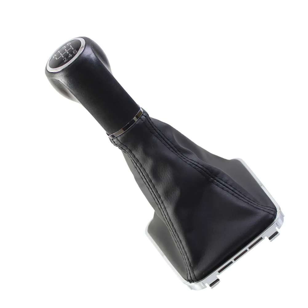6-Speed Leather Gear Shift Knob Assembly Compatible with For Opel For Zafira B Models Produced Between 2005 and 2015