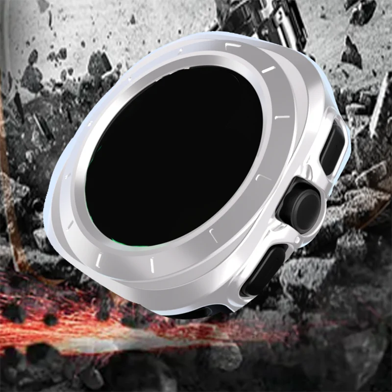 Funda con Protector de pantalla de vidrio templado para Samsung Galaxy Watch 7 Ultra 47mm, cubierta antiarañazos, Fundas protectoras Galaxy Ultra