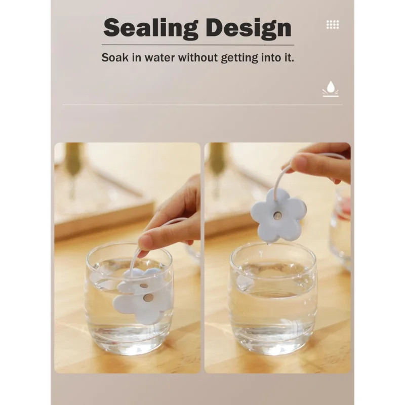 Umidificatore USB per piccoli fiori, simpatico creatore di atomizzazione, nebulizzatore ad ultrasuoni, umidificatore d'aria impermeabile portatile personale per letto