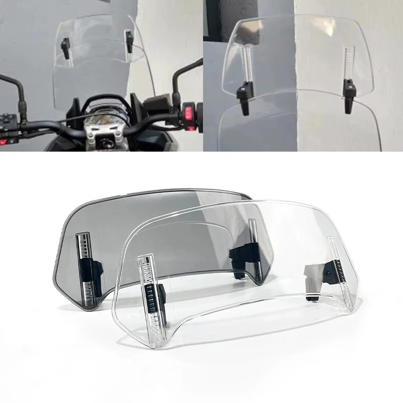 Universal Motorcycle Windshield Extension Adjustable Spoiler Deflector Fit for SUZUKI V-Strom DL1050 DL 1050 DL1050XT dl1050 New