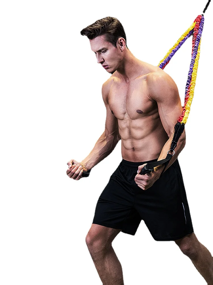 PQF Elastic String Male Chest Muscle Arm Strength Training Fitness Exercise Equipment