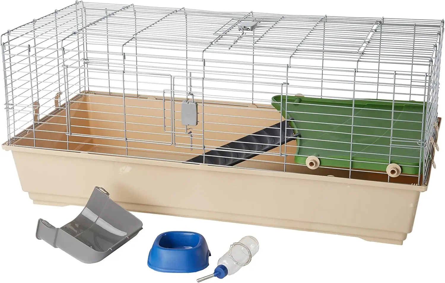 Top Access Small Animal Ferret Cage Habitat With Accessories, Jumbo, Multicolor, 48.6