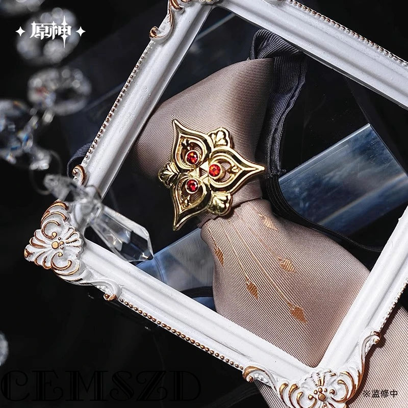 [Genuine] Hot Game Genshin Impact Tartaglia Wanderer Cosplay Easy Tie Costume Accessories Anime Cartoon Props Halloween Gifts