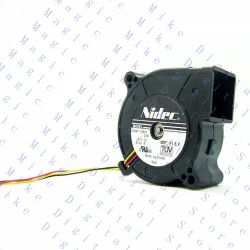 UU  FOR NIDEC D06F-12BS1 12V 0.33A 3 Line 6CM Dual Ball Bearing Turbo Projector Fan