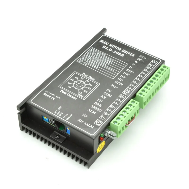 BLD-300B 24V 48V Brushless DC Motor Driver 18-50VDC 300W BLDC Motor Controller for Stepper Motor
