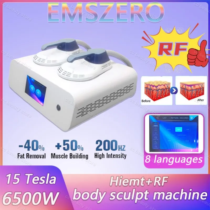 

New Upgrade Nova ems body sculpting machine 2025 RF Emszero neo 15 Tesla 6500W Hiemt muscle stimulate weight loss body slim