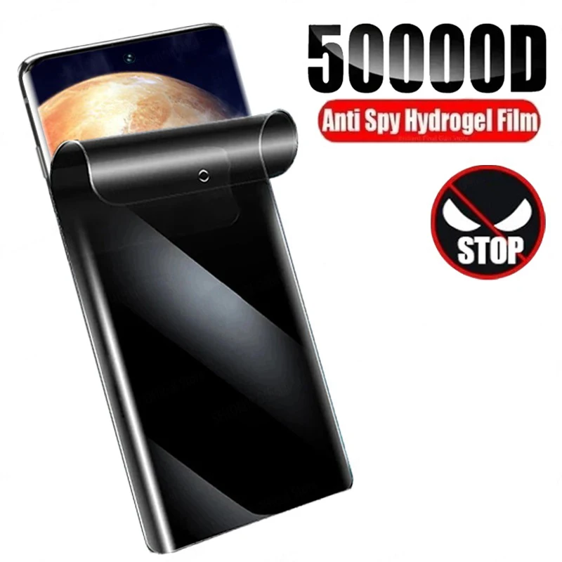 Anti Spy Privacy Hydrogel Film Screen Protector For Vivo Y200e 5G V30 Y100t Y100 G2 iQOO Neo9 Pro Global