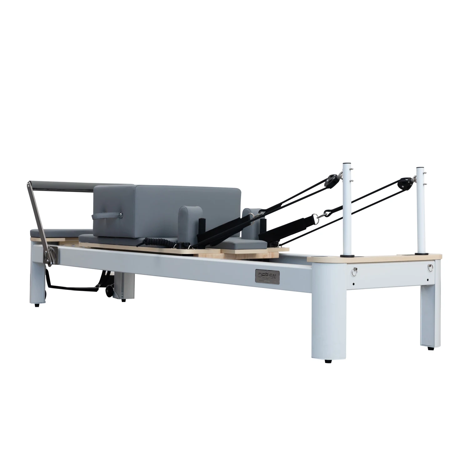 Durable Aluminum Pilates Reformer Machine Core Bed Adjustable Springs PU Cushion Eco-friendly Home Fitness