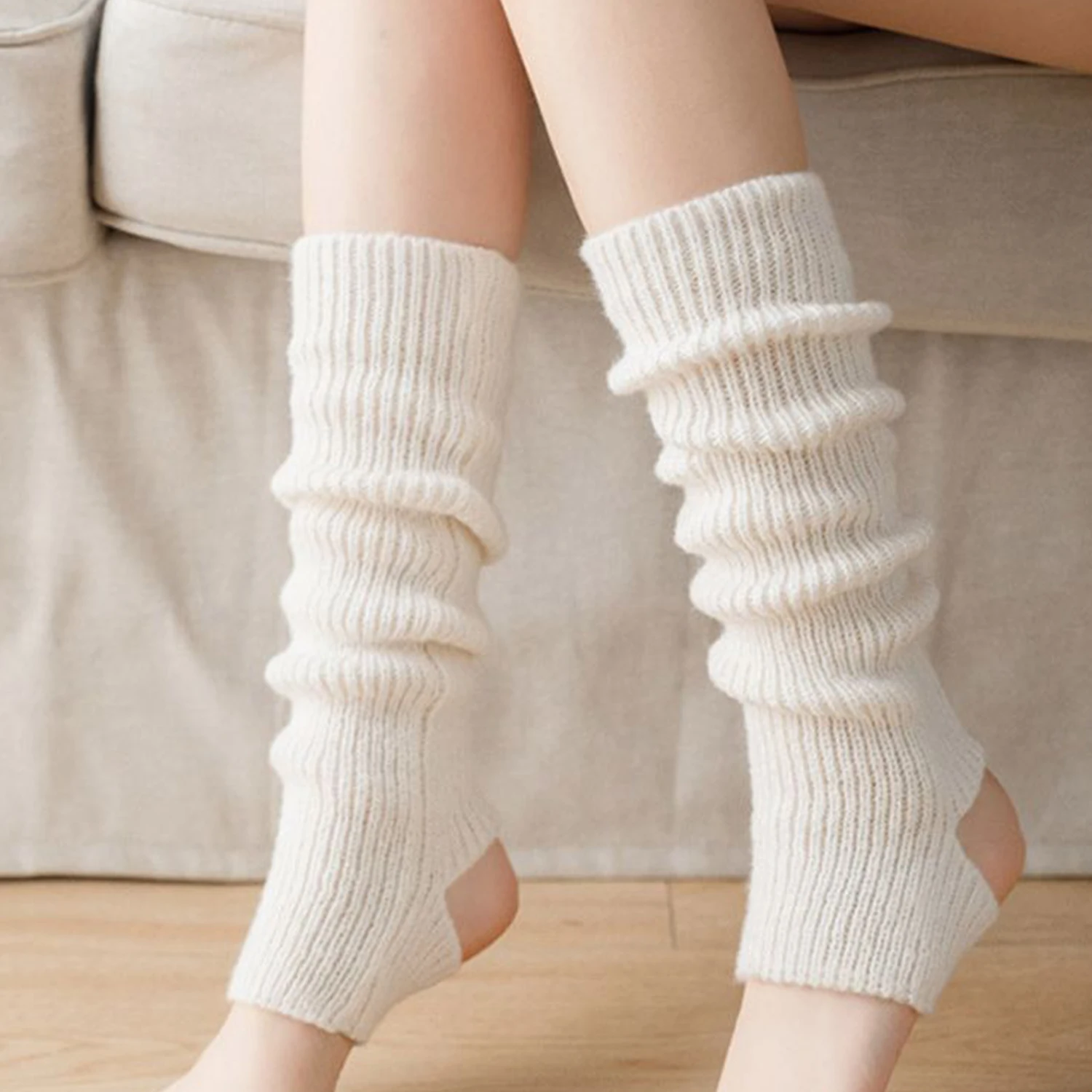 High-quality Foot Warmers JK Uniform Hollowed Out Foot Heel Socks Fashion Korean Lolita Girl Loose Socks Women's Versatile Socks