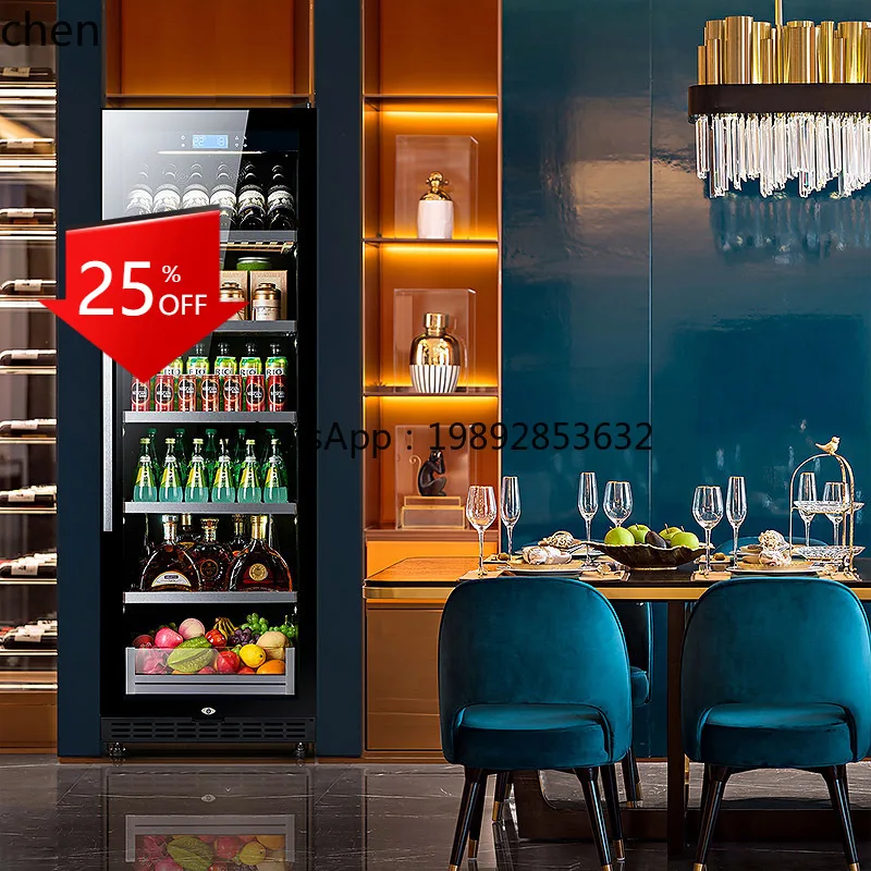 

Living Room Office Ice Bar Refrigerator Tea Drinks Fruit Refrigerated Fresh-keeping Constant Temperature Red Wine Cabinet
