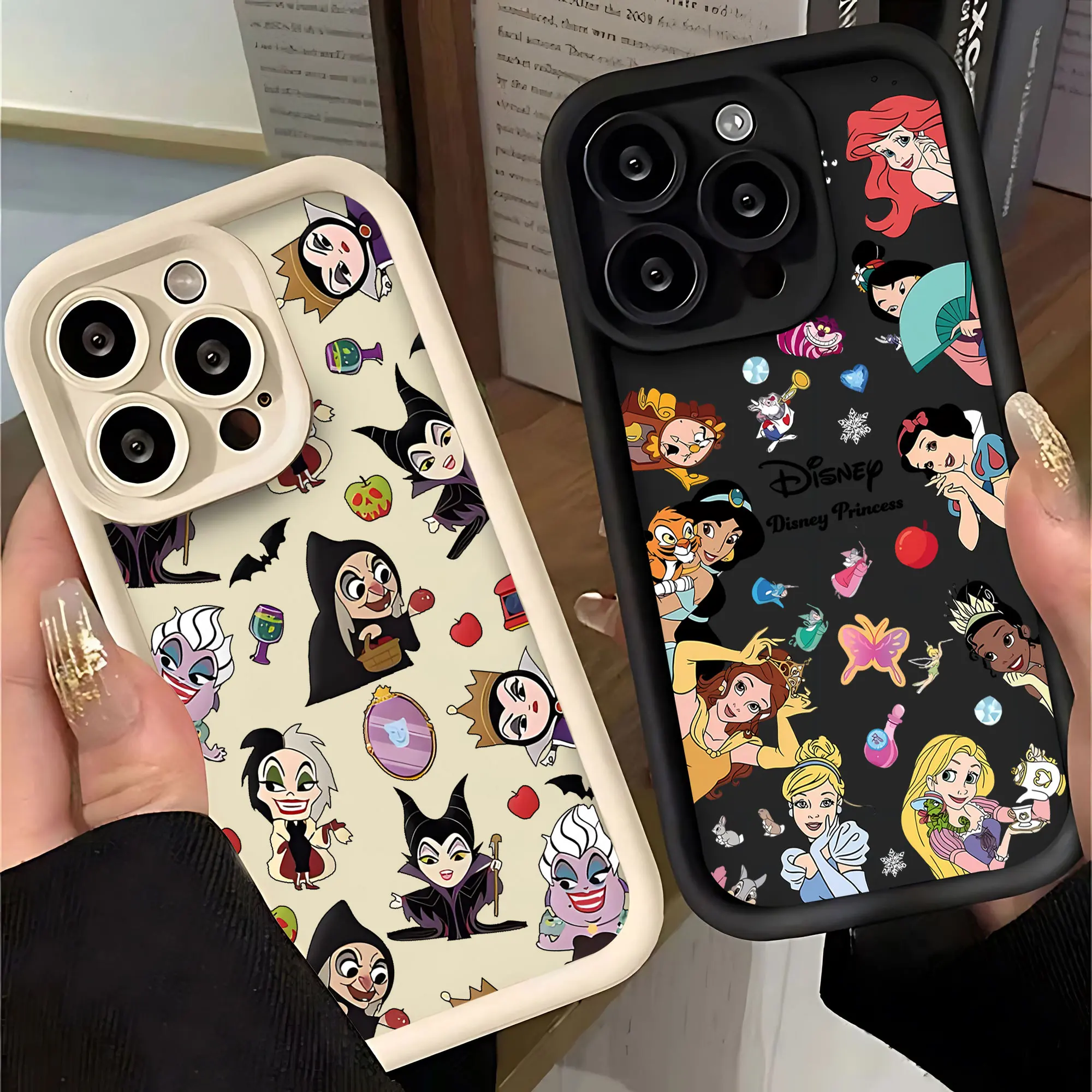 Etui na telefon Disneys Hot Princess Witch do Xiaomi Redmi 9A 9C 10 10C 12 12C K30 K40 K50 Note 10 11 12 13 Pro 5G Cover