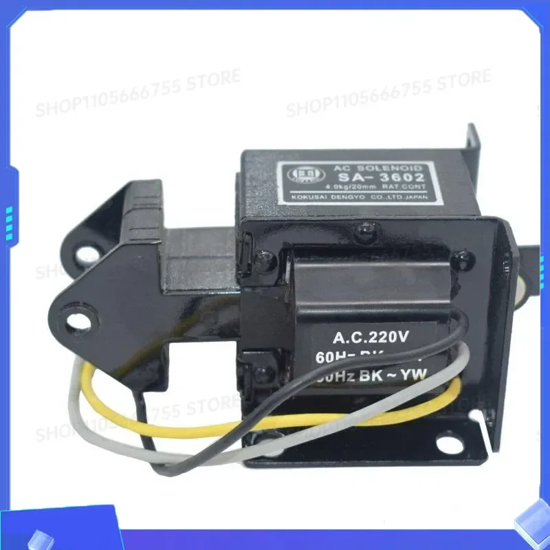 for SA-3602 AC Push Pull Traction Electromagnet 4KG Force 20MM Stroke 220V 380V Solenoid Actuator Linear Motion Device
