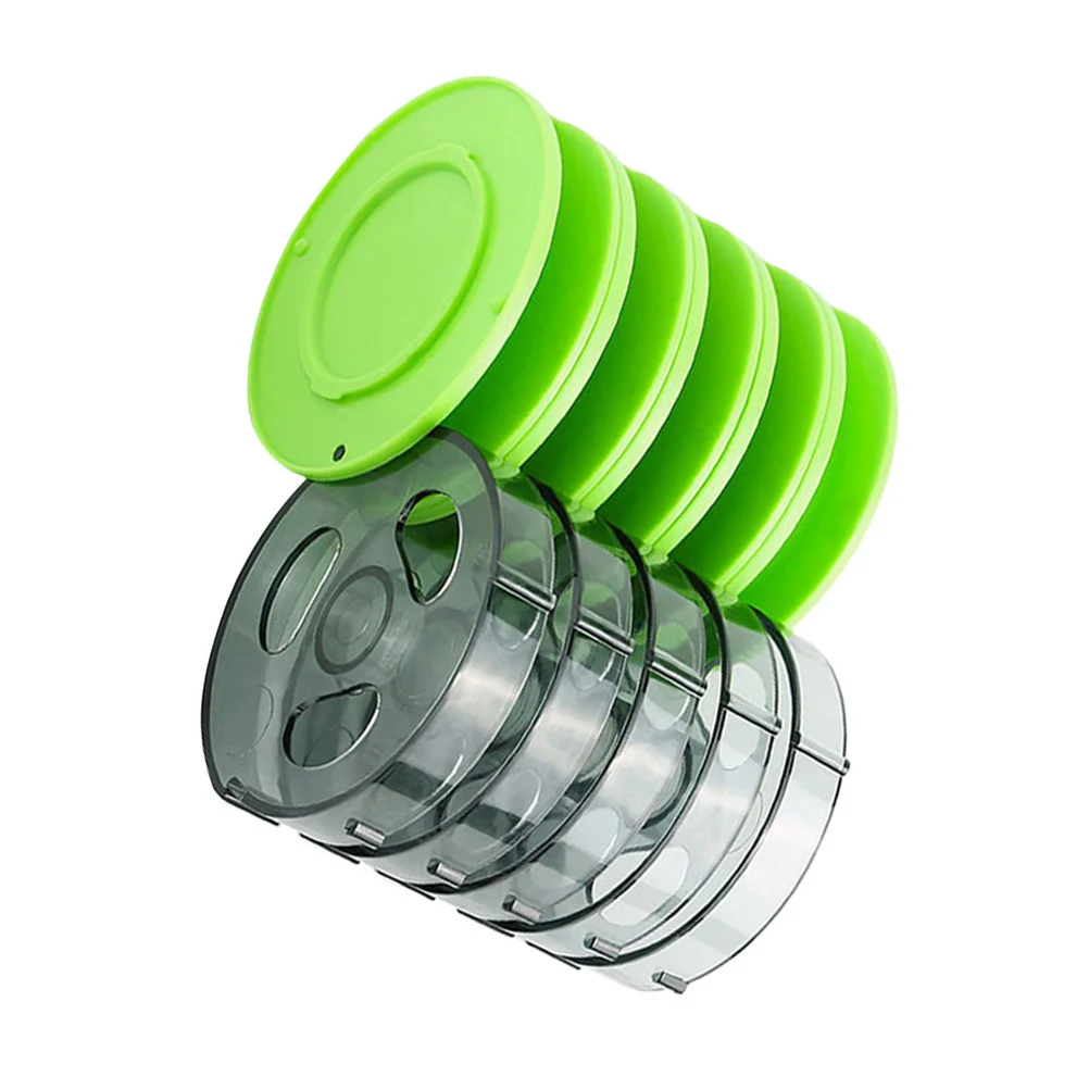 

Silicone Fishing Line Winder Round Bobbin Spools Random Color Lightweight Durable Universal Fishing Line Reel Organizer Tool