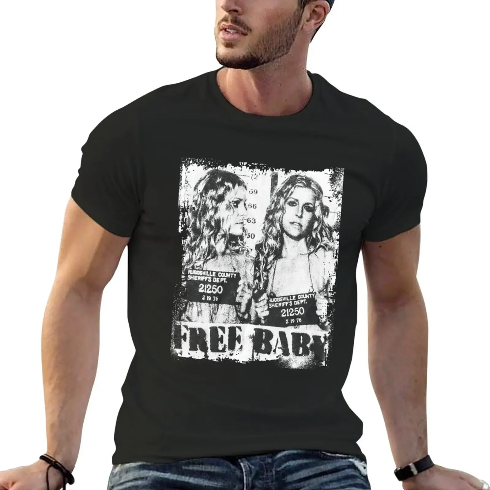 New FREE BABY - 3 From Hell - Devils Rejects T-Shirt.png T-Shirt T-shirt short anime clothes mens vintage t shirts