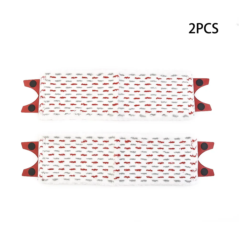 2pcs Reusabable Microfibre Mop Head Replace Cleaning Cloth For Vileda Ultramax Ultramat Turbo XL Turbo Vacuum Mop 2in1 Mop Cover