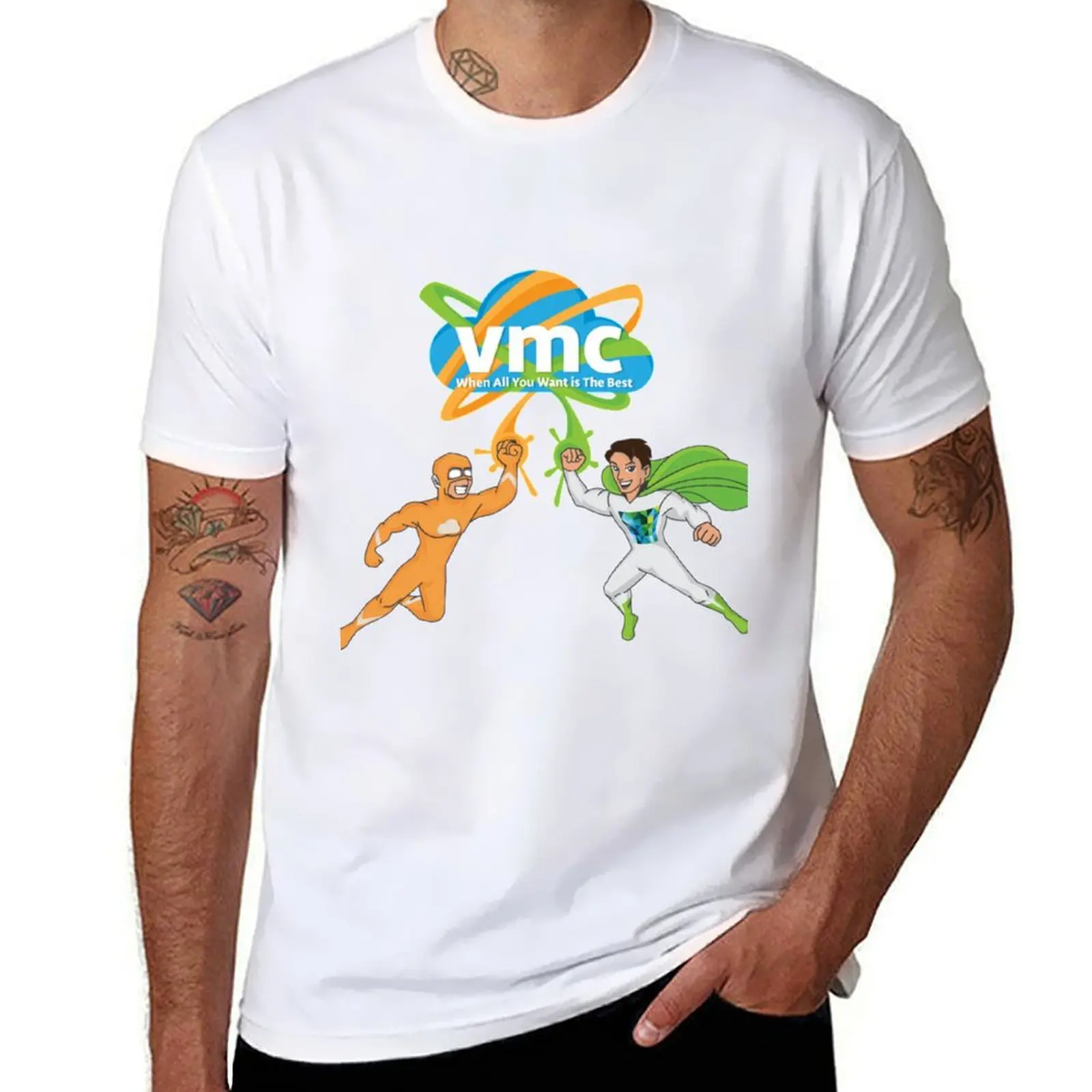 تي شيرت VMware AWS VMC تي شيرت للرجال تي شيرت قطني للرجال تي شيرت ناعم من القطن