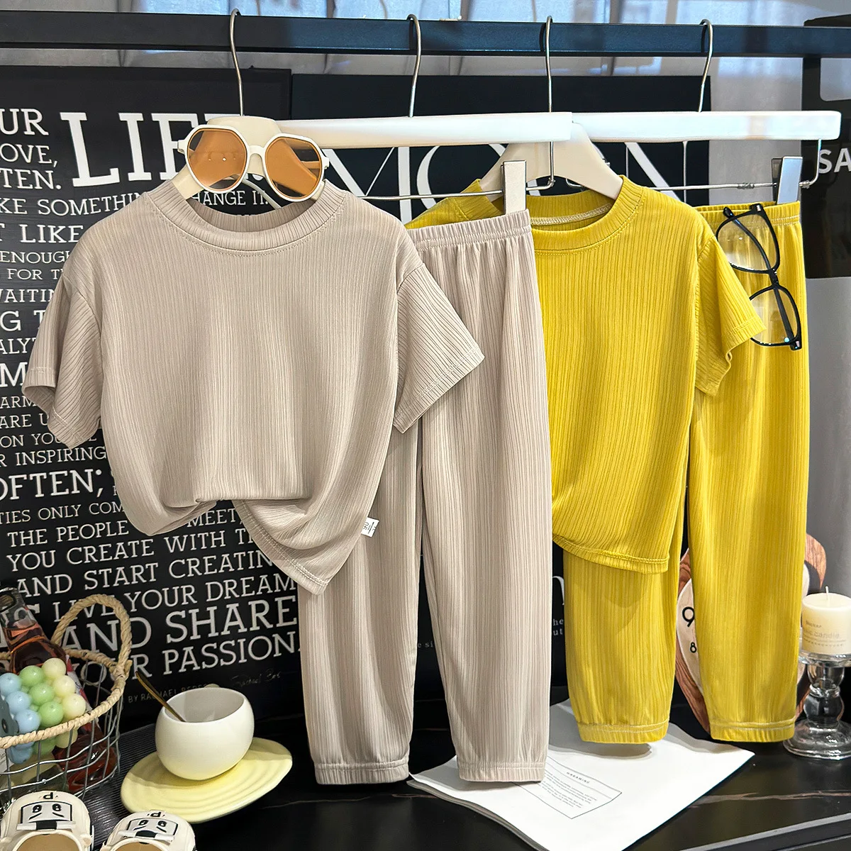 Children's Underwear Sets Summer New Baby Boys Pajamas Korean Version of the Girls Home Wear Children's Clothing