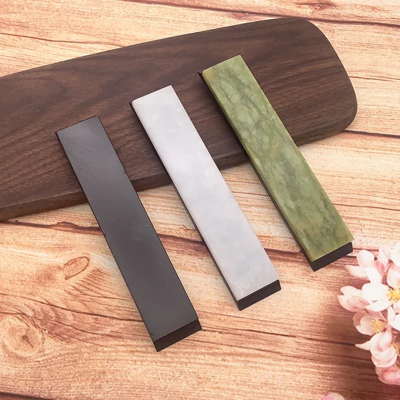 Sharpening stone knife sharpener Natural agate kitchen grinding water whetstone bar Sharpening system base Outdoor blade sharp