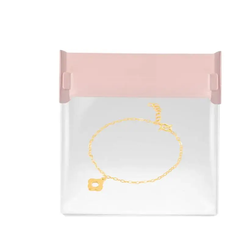 Temizle Ambalaj Poşetleri Temizle Suya Dayanıklı Konteyner Seti Kendinden Sızdırmazlık Takı Çantası Takı Malzemeleri Küpe Yüzükler