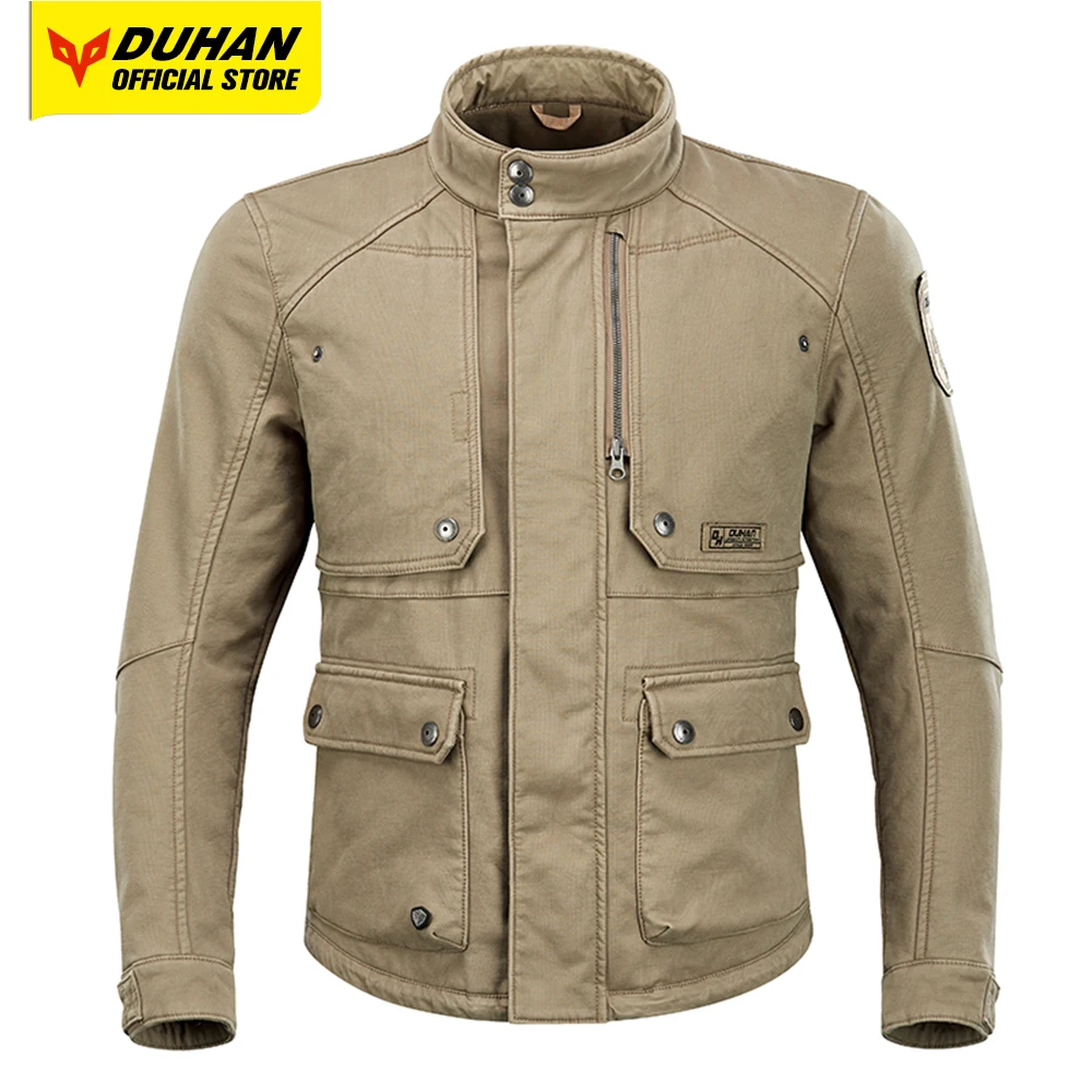 DUHAN-Impermeáveis Jaquetas Da Motocicleta, resistentes ao desgaste, respirável, Motocross Roupas de Equitação, CE Certified Equipamento de Protecção, Novo