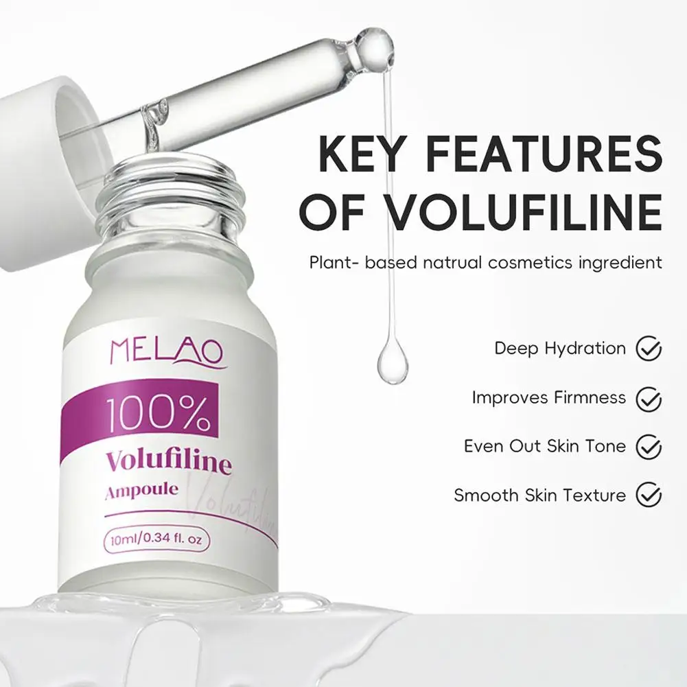 Reines Volufiline 100 Ampullen-Serum für Gesichtsstraffung, Volumen, Anti-Falten, Anti-Aging, gegen schlaffe Haut, für Elastizität, Lifting und Feuchtigkeitspflege