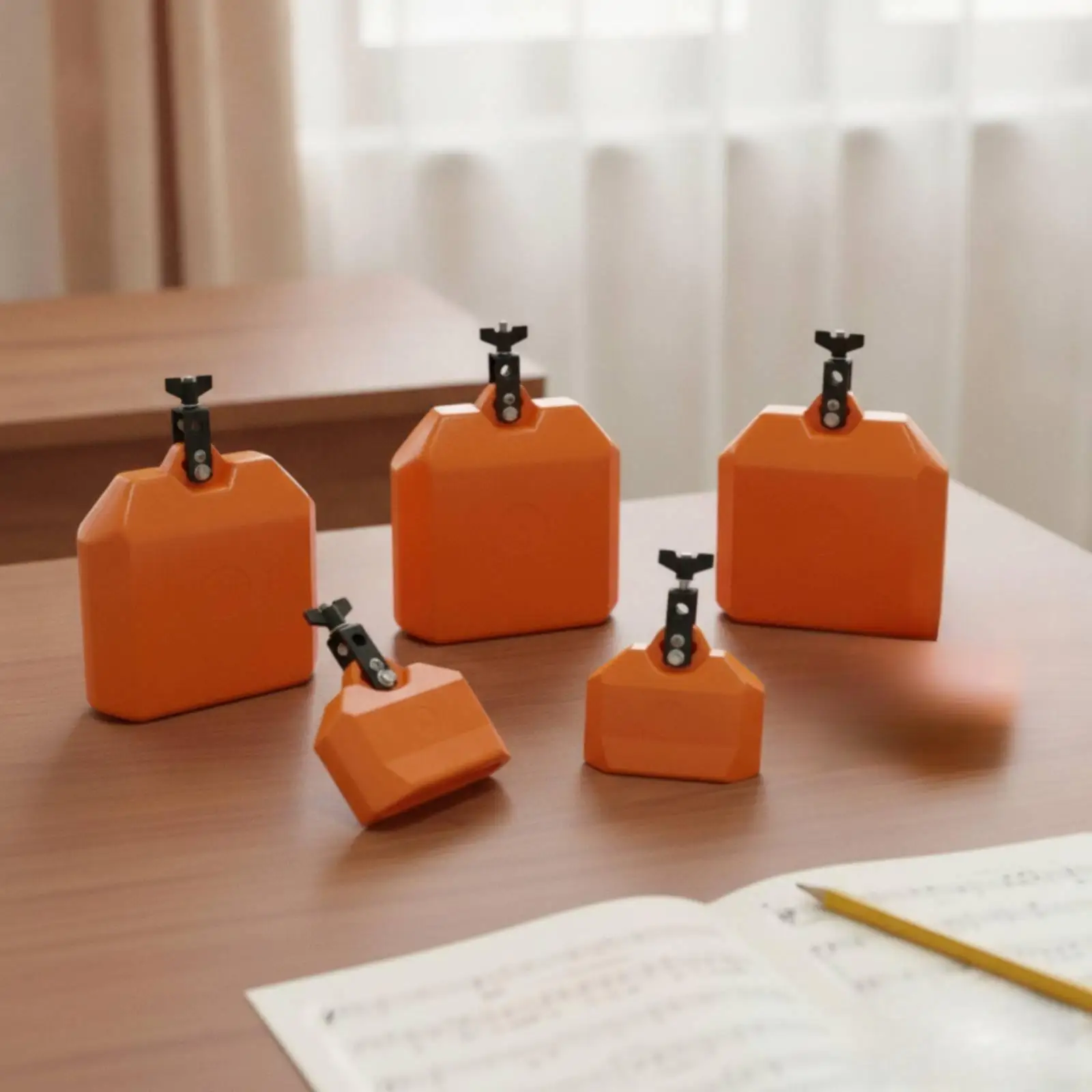 Synthetic Percussion Devi Wood Block Five Tone Bangzi for Drum Set Practice Pad Percussion Instrument Accessories