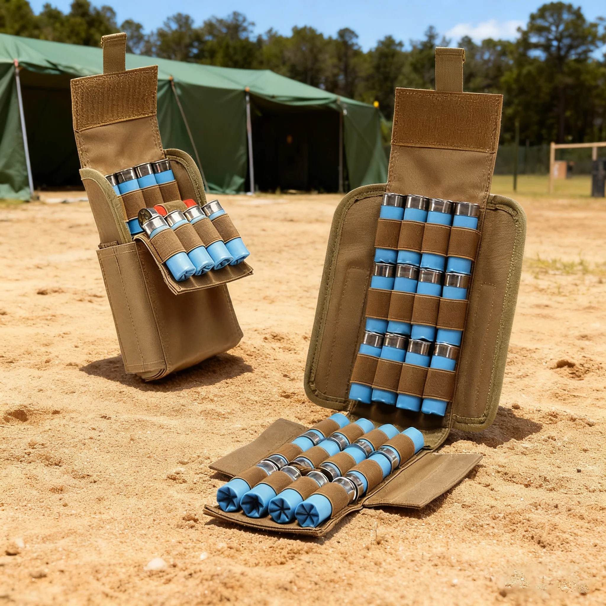 

Military Tactical Shooting Gun Magazine Bag Hunting Accessories Outdoor Hunting 25 Round Ammunition Storage Bag Waist Bag