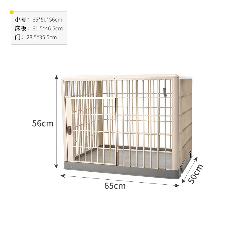 NEW Dog Cage With Toilet For Home Use Small And Medium-sized Indoor Dogs Dog Beds Pet Dog Beds Swivel Wheels Fences Cages view 6