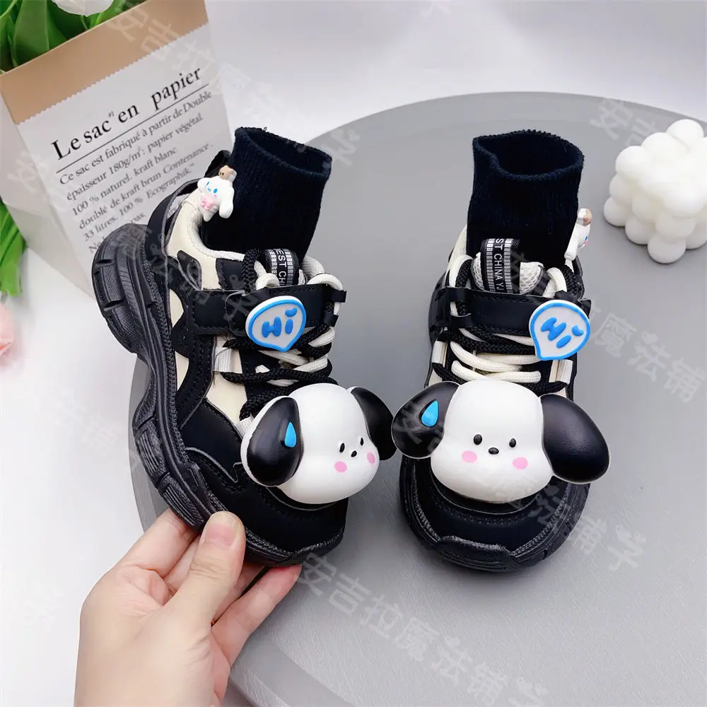 

Pochacco Cartoon Children's Sports Autumn And Winter Fashion Pacha Dog Casual Big Kids Internet Famous children shoes for girls