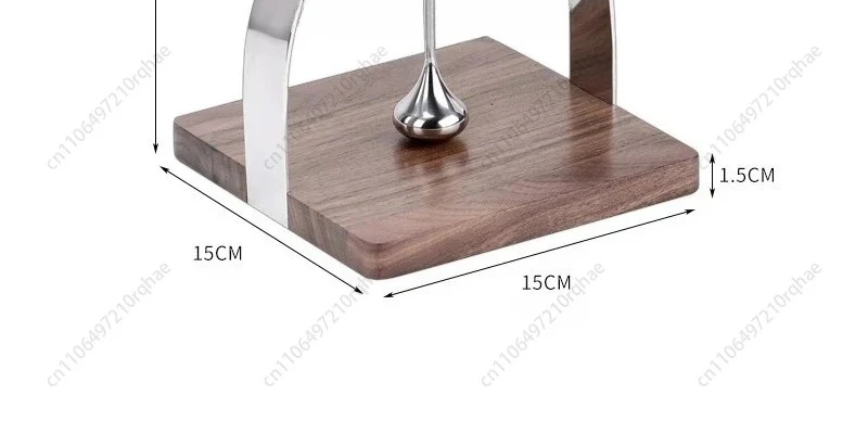 

High-end Walnut Napkin Holder - Light Luxury Square Vertical Tissue Box for Desktop (Restaurant/Home)
