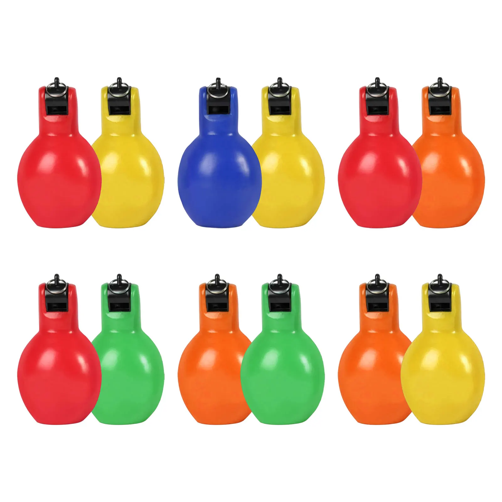 2Pcs Hand Whistles Handheld Sports Whistle Loud Sound Training Whistle Coaches Whistle for Basketball Trekking Walking