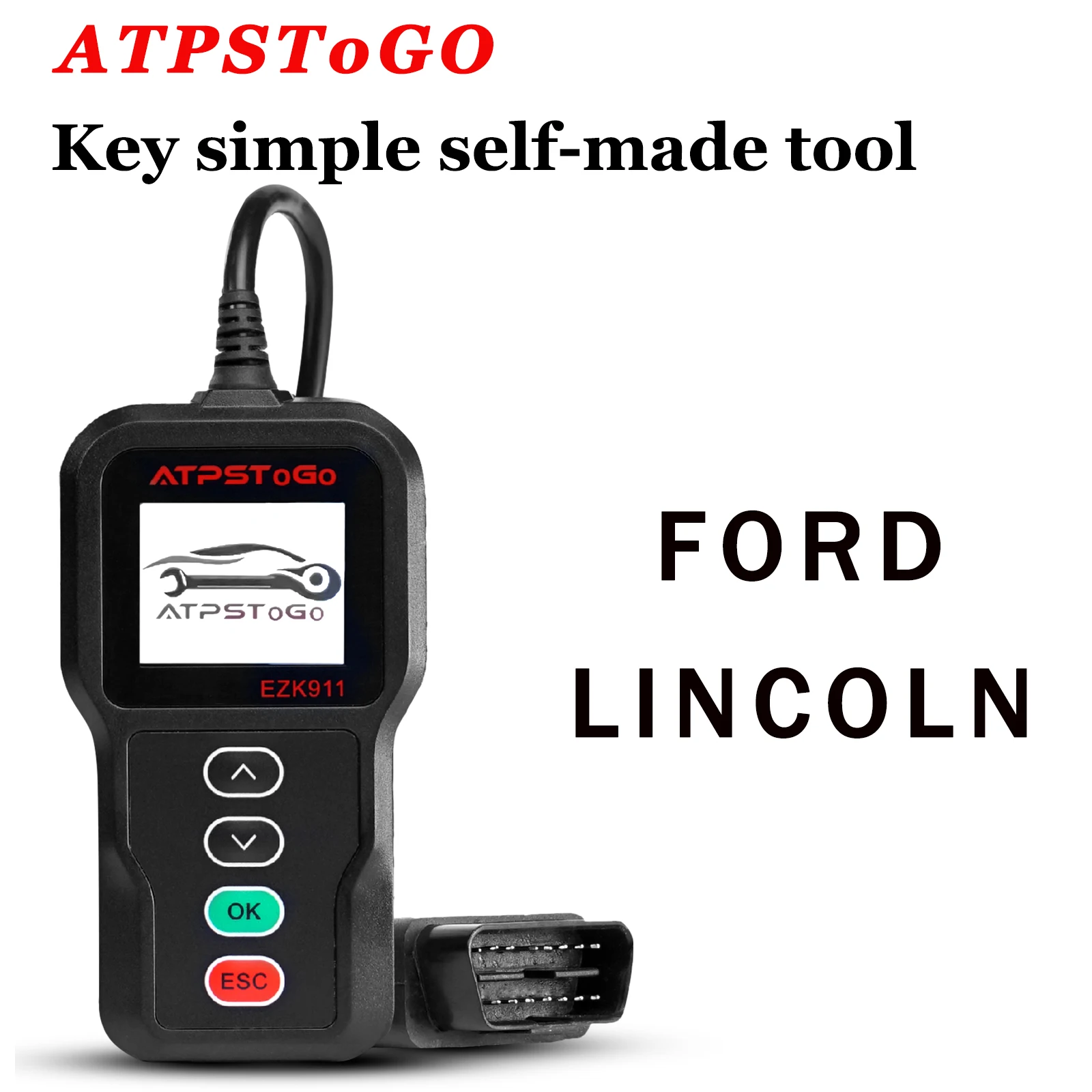 

2004-2021 Key Fob Programmer Tool with Keyless Entry Remote Compatible For Ford Lincoln programing OUCD6000022 M3N-A2C31243800