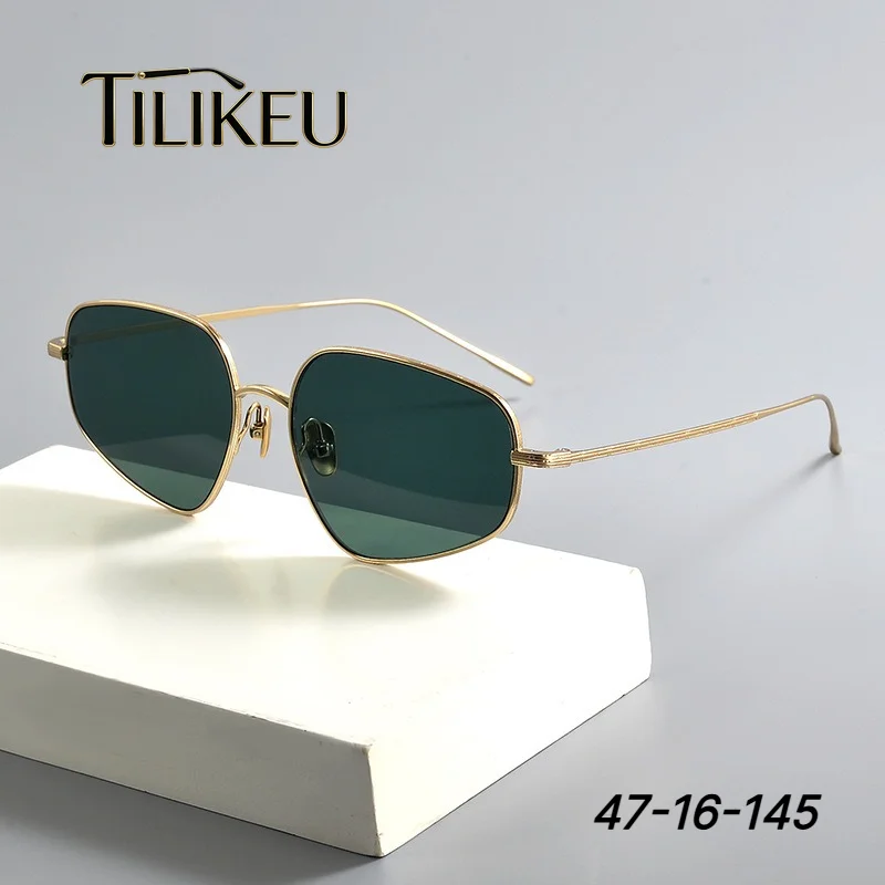 new-fashion-korean-pure-titanium-sunglasses-men-designer-luxury-large-frame-travel-photography-trendy-sunglasses-for-women-uv400