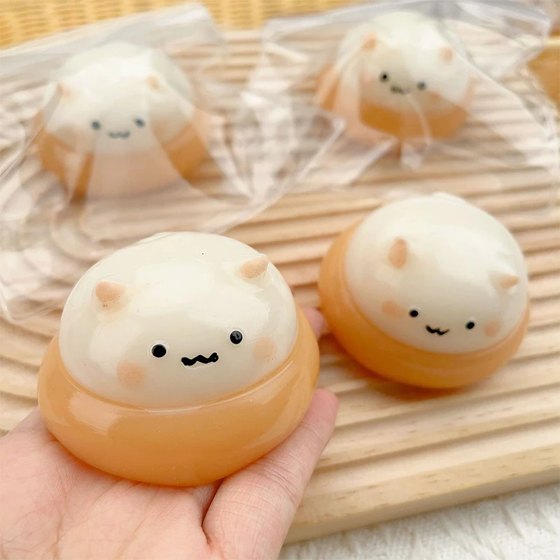 Chubby Chestnut Hamster Toy Cute Squeezing Stress Reliever Decompression Pinch Toys For Teens Adult Gifts