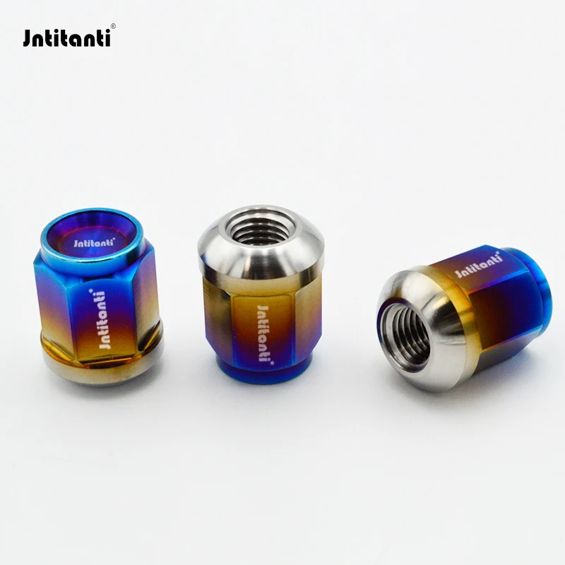 Jntitanti Gr5 Titanium nut M10*1.25*25mm  Motorcycle wheel nut