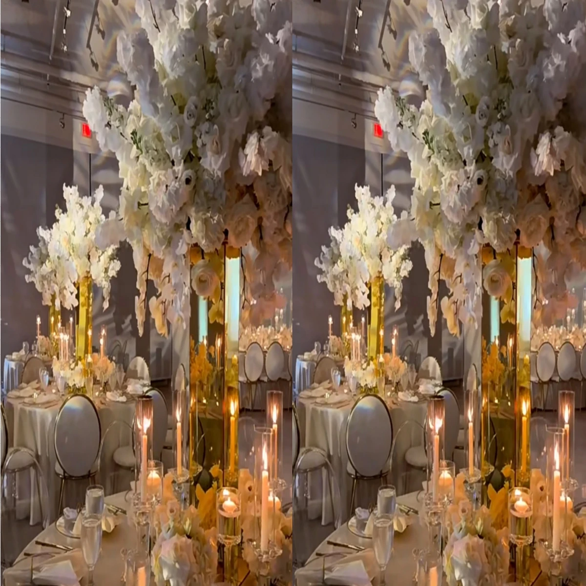 

3pcs to 10pcs can choose(20cm to 120cm）Not Crystal Luxury Gold Centerpieces For Wedding Table flower pedestal Cake Plinth Stand