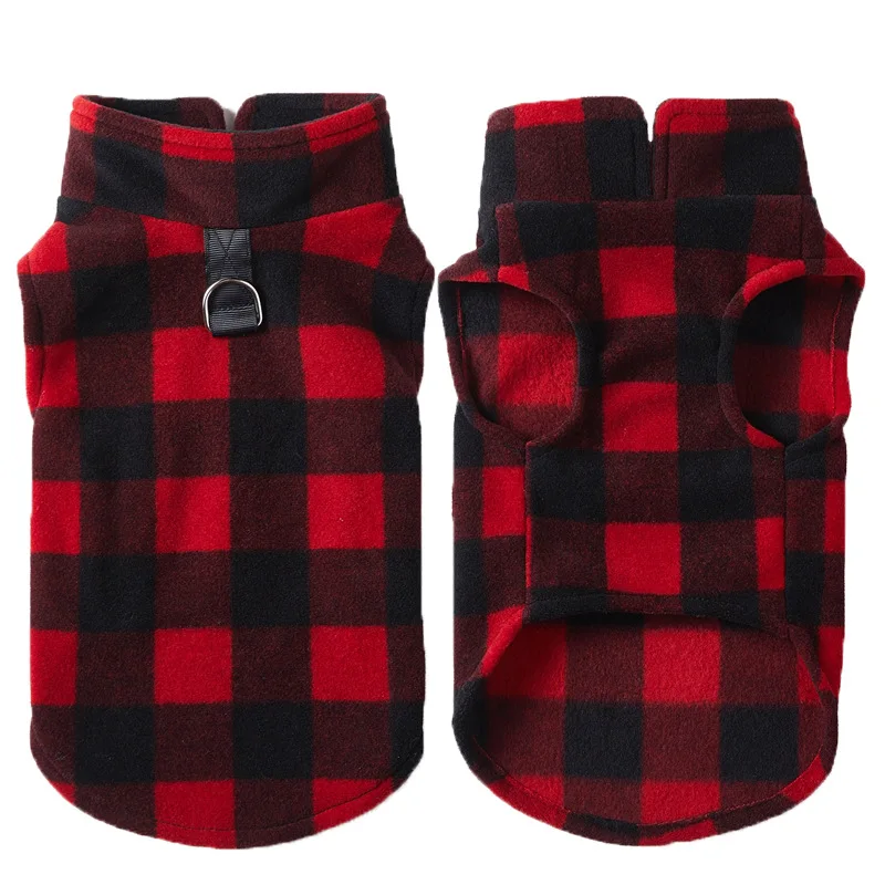 Solid Color Dog Vest Soft Fleece Clothes For Small Medium Dogs T-shirt With Dog Harness Leash D-Ring Pug Chihuahua Shih Tzu Coat