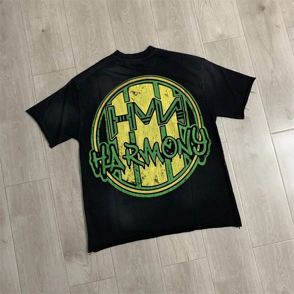2026ss Black HARMONY TEE by French Terry T-shirt T Shirt Men Women Tee Tops T-Shirt