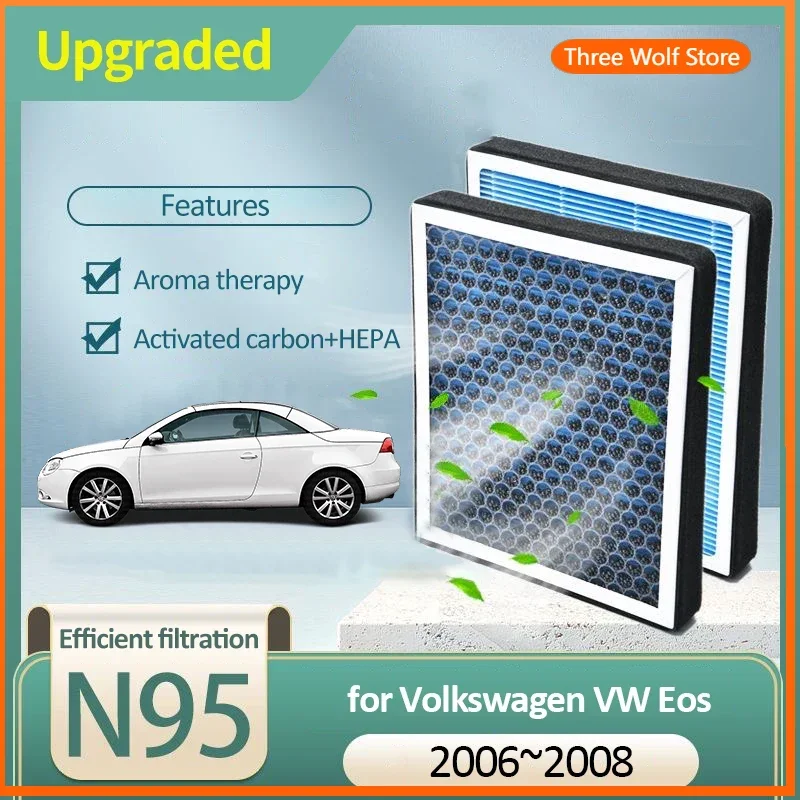 

Activated Carbon Air Filter for Volkswagen VW Eos 2006 2007 2008 1K1819653A Air Conditioner Filter Accessories Vehicles Parts