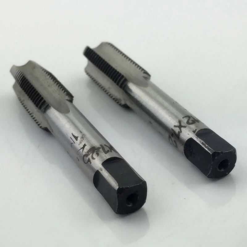 

12mmx1.25 Thread tap 2pcs Equipment High speed steel M12x1.25mm Metalworking Metric Right Hand Supplies Industrial