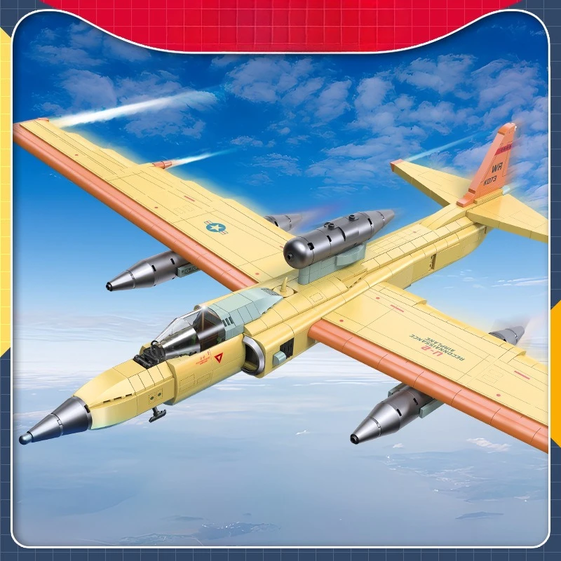 

58093 Самолет, военный космический шаттл, детские развивающие строительные блоки, игрушки из мелких частиц