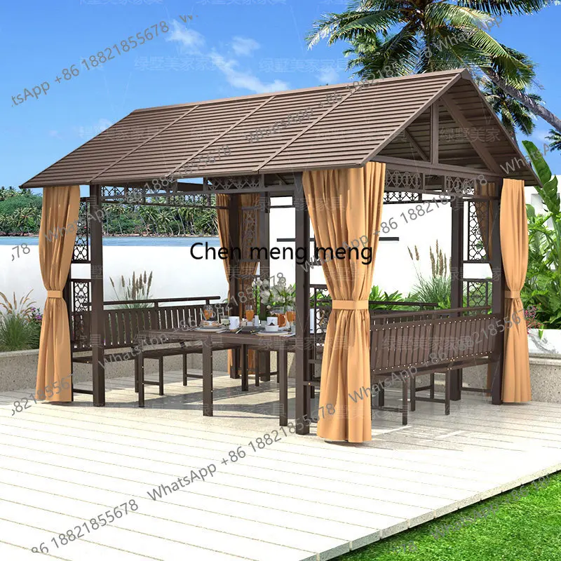 

Outdoor gazebo tent Outdoor garden Four corners awning Terrace Courtyard Cabin