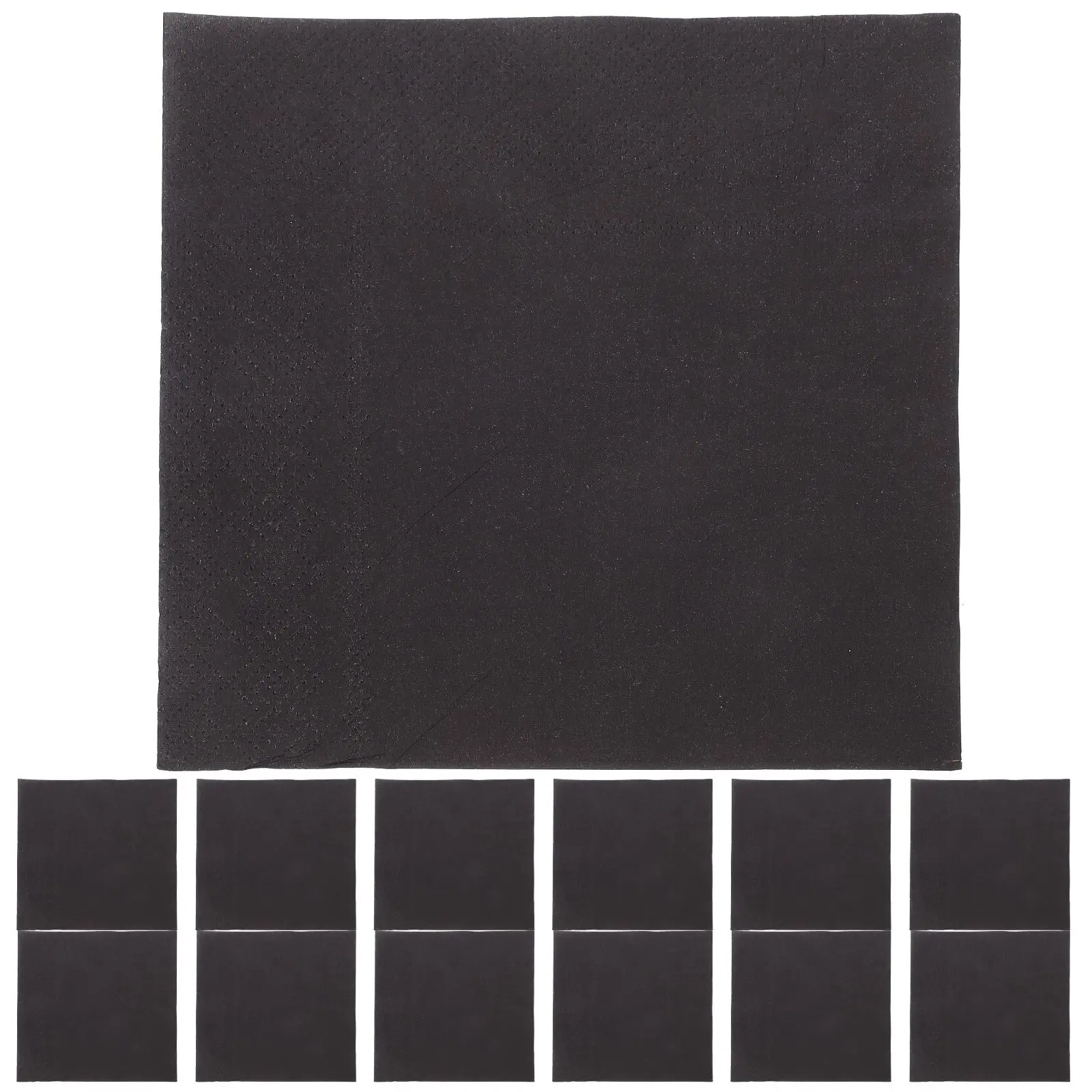 

20 Sheets Black Napkins 6 5x6 5 Inches Double Layered Disposable Cocktail Napkins Party Supplies Wedding Dessert Bulk