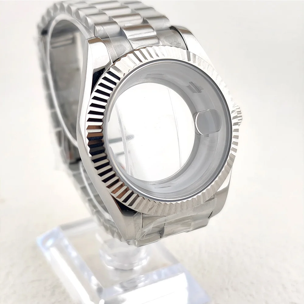 36MM 39MM 41MM Gehäuse Miyoda 8285 Uhr 904L Edelstahlarmband Saphirglas und Edelstahlgehäuse Zubehör für 8285 Uhrwerk – Detail 6