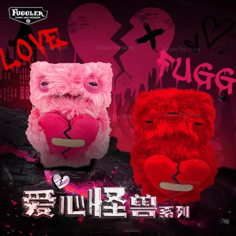 2025 오리지널 푸글러 재미있는 못생긴 괴물 인형 러브 시리즈 와이드 아이즈 이상한 생물 화가시는 외계인 발렌타인데이 생일 선물 어린이 장난감