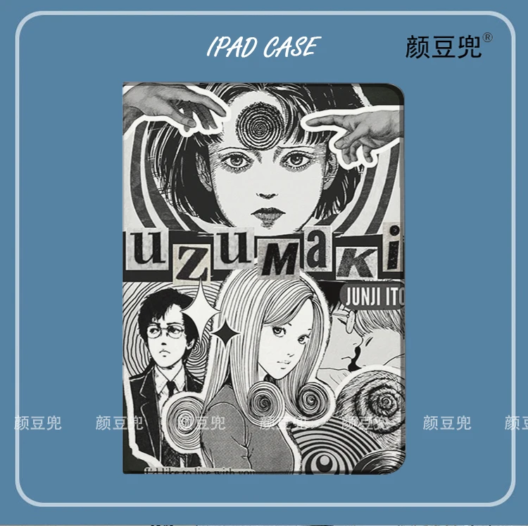 

Junji Ito Fujiang Anime Case For iPad 10.2 8th 10th 11 Air 4 5 6 7th Mini 5 6 7th Case Luxury Silicone For iPad Pro13 11 12.9 in