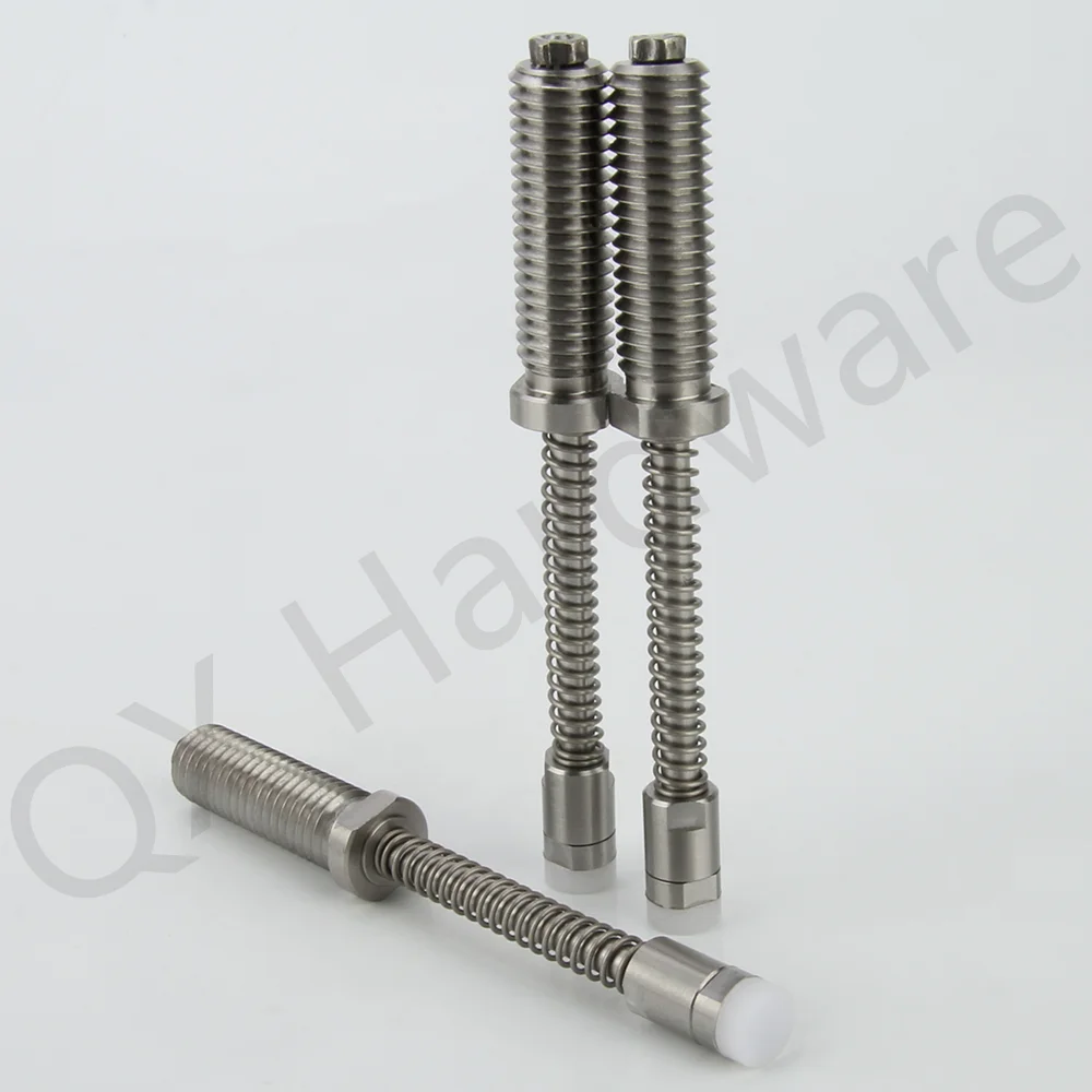 QX529 Spring Visibility Bush Built-In Plunger POM Tip Stainless Steel​ Factory Supply Specialized In Holding Spring Plunger