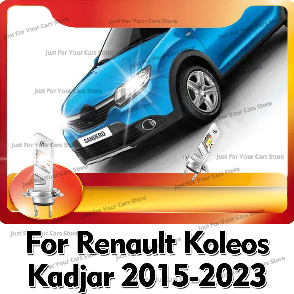 

2x LED H7 Headlights 30000LM 6000K Lamp Bulbs For Renault Koleos Kadjar 2015 2016 2017 2018 2019 2020 2021 2022 2023 Accessories